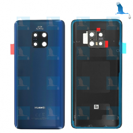 Back cover, Battery cover - 02352GDE - Blau - Huawei Mate 20 Pro (LYA-L29) - oem