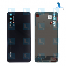 Battery cover - Battery cover - 02353EFN - Black - Huawei Nova 5T (YAL-L61) - oem Battery cover - Battery cover - 02353EFN - Black - Huawei Nova 5T (YAL-L61) - oem