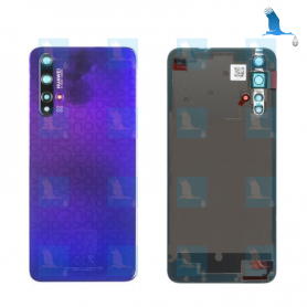Battery cover - Battery cover - 02353EBK- Purple (Midsummer Purple) - Huawei Nova 5T (YAL-L61) - oem Battery cover - Battery cover - 02353EBK- Purple (Midsummer Purple) - Huawei Nova 5T (YAL-L61) - oem