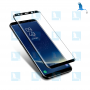 S8+ Tempered Glasschutz mit Klebstoff - Samsung Galaxy S8+ (G955)
