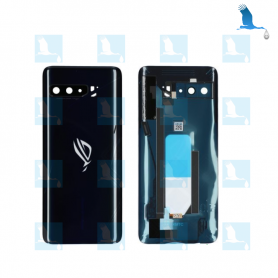 Back cover - Battery Cover - 90AI0030-R7A020 - Black (Black Glare) - ROG Phone 3 (ZS661KS) - original - qor Back cover - Battery Cover - 90AI0030-R7A020 - Black (Black Glare) - ROG Phone 3 (ZS661KS) - original - qor