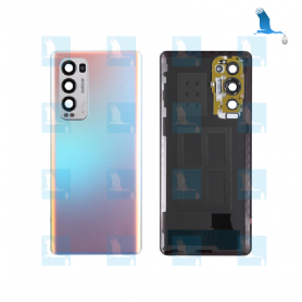 Backcover - Battery cover - 4906033 - Silver (Galactic Silver) - OPPO Find X3 Neo (CPH2207) - ori