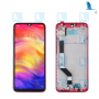 LCD + Touch + Frame - 5609100030C7 - Rouge - Redmi Note 7 (M1901F7G)