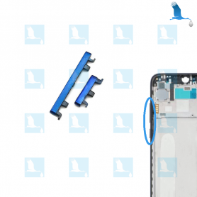 Power & Volume - side keys - Bleu - Redmi Note 7 (M1901F7G) - ori Power & Volume - side keys - Bleu - Redmi Note 7 (M1901F7G) - ori