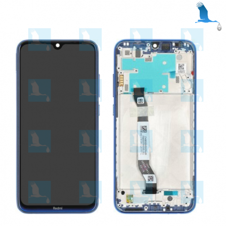 Display + Touchscreen + Frame - 5600030C3J00 - Blu (Neptune blue) - Xiaomi Redmi Note 8 (M1908C3JG) - ori