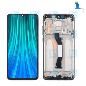 LCD + Touchscreen + Frame - 56000500G700 - Noir (Tarnish/Black) - Xiaomi Redmi Note 8 Pro (M1906G7G)
