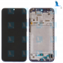 LCD + Touch+ Frame - 5610100380B6 - Bleu (Not just blue) - Xiaomi Mi A3 - oem