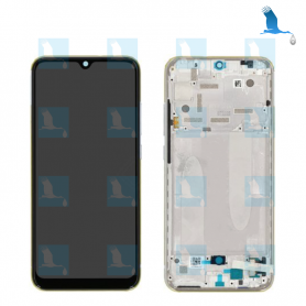 LCD + Touch + Frame - 5603100090B6 - Argent (More than white) - Xiaomi Mi A3 - oem