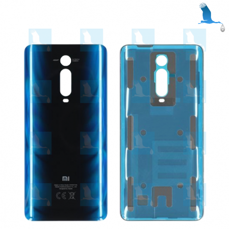 Coperchio posteriore - Coperchio della batteria - 5540491000A7 - Blu (Glacier blue) - Xiaomi Mi 9T / Mi 9T Pro - oem