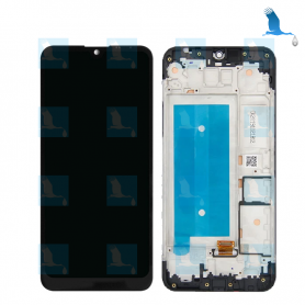 LCD + Touchscreen + Frame - Nero - LG K40s (LM-X430EMW/X430FMW/X430HM)  - orig LCD + Touchscreen + Frame - Nero - LG K40s (LM-X430EMW/X430FMW/X430HM)  - orig