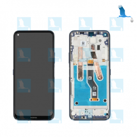 LCD + Touchscreen + Frame - HQ23800241000 - Bleu - Nokia 8.3 (TA-1243 / TA1251) - ori