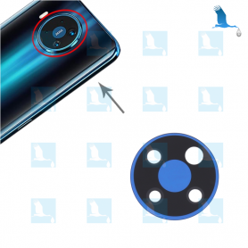 Camera lens + Sticker - Bleu - Nokia 8.3 5G (TA-1243 / TA1251) - original Camera lens + Sticker - Bleu - Nokia 8.3 5G (TA-1243 / TA1251) - original