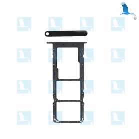 SIM Card Tray - 97071ADH - Noir (Midnight black) - Huawei PSmart 2021 (PPA-LX2) - ori SIM Card Tray - 97071ADH - Noir (Midnight black) - Huawei PSmart 2021 (PPA-LX2) - ori