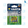 VARTA - 4 x Batteries rechargeables AA 2100mAh