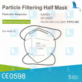 Masque FFP2 - Emballage 5 pièces - Livraison incluse Masque FFP2 - Emballage 5 pièces - Livraison incluse