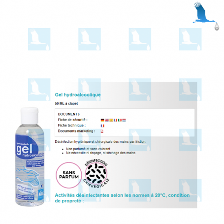 Gel hydroalcoolique - 50ml