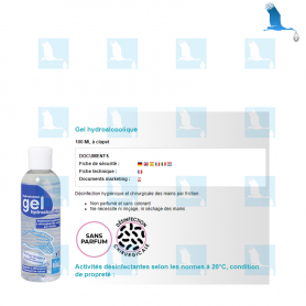 Gel hydroalcoolique - 100ml Gel hydroalcoolique - 100ml