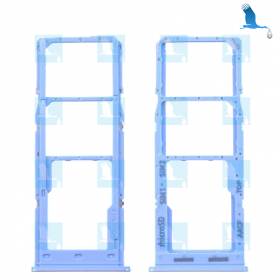 SIM Card Tray - GH98-47323B - Bleu (Light Blue) - Galaxy A13 4G (A135F/A137F) - ori SIM Card Tray - GH98-47323B - Bleu (Light Blue) - Galaxy A13 4G (A135F/A137F) - ori