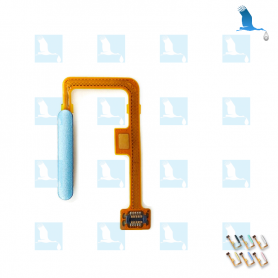 Fingerprint sensor + Flex - Bleu (Bubblegum blue) - Xiaomi Mi 11 Lite 4G/Mi 11 Lite 5G - ori Fingerprint sensor + Flex - Bleu (Bubblegum blue) - Xiaomi Mi 11 Lite 4G/Mi 11 Lite 5G - ori