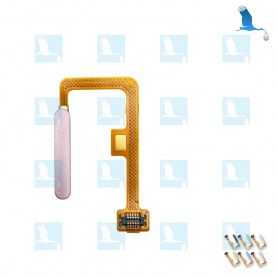 Fingerprint sensor + Flex - Rose (Peach pink) - Xiaomi Mi 11 Lite 4G/Mi 11 Lite 5G - ori Fingerprint sensor + Flex - Rose (Peach pink) - Xiaomi Mi 11 Lite 4G/Mi 11 Lite 5G - ori