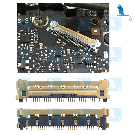 LVDS Connector - Macbook Retina A1369, A1398, A1425, A1465, A1466, A1502