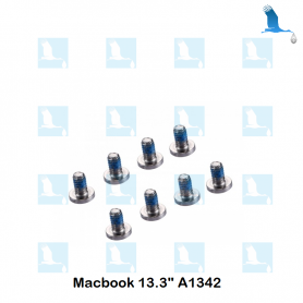 Jeu de vis du couvercle inférieur - Macbook 13,3 pouces A1342 Jeu de vis du couvercle inférieur - Macbook 13,3 pouces A1342