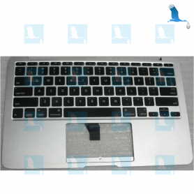 Top case with Swiss Keyboard Layout - MacBook Air 11" A1465 13 -17 Top case with Swiss Keyboard Layout - MacBook Air 11" A1465 13 -17