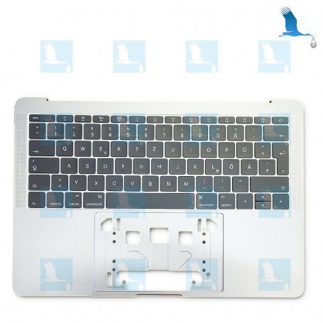 Top case - Silber - Tastatur CH - Macbook Pro A1708