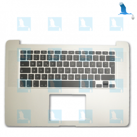 Top case - Silver - Clavier Suisse - Macbook Pro A1398 13-14 Top case - Silver - Clavier Suisse - Macbook Pro A1398 13-14