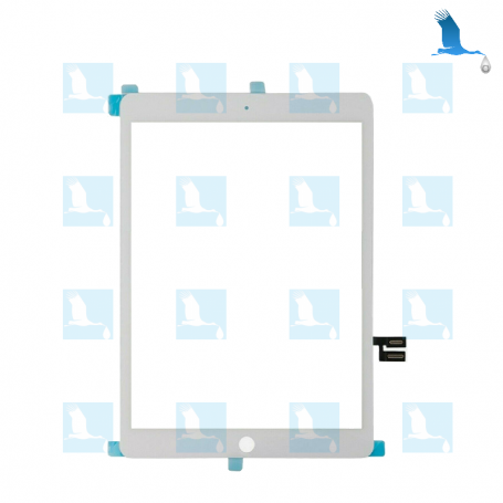 Ecran tactile (Sans bouton home) - Blanc - iPad 7 (2019) / iPad 8 (2020) / iPad 9 (2021) - oem