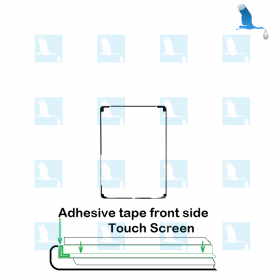 Bande adhésive face avant - Blanc - iPad Air Bande adhésive face avant - Blanc - iPad Air