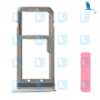 Support carte SIM - Double SIM - Rose - Samsung S7