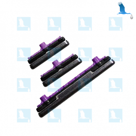 Side buttons set - GH98-43730A + GH98-43731A - Noir (Prism Black) - Samsung S10 - G973F / S10+ G975 Side buttons set - GH98-43730A + GH98-43731A - Noir (Prism Black) - Samsung S10 - G973F / S10+ G975