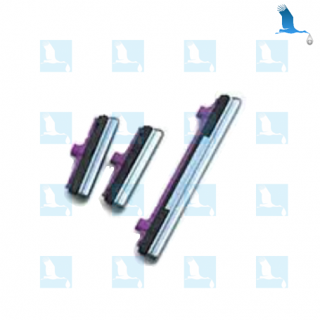 Side buttons set - GH98-43730C + GH98-43731C - Blau (Prism Blue) - Samsung S10 - G973F / S10+ G975