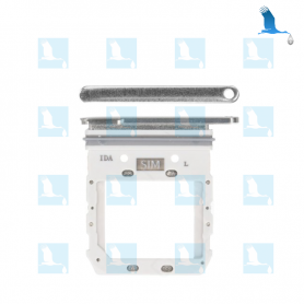 Sim card tray - GH98-43956A - Crown Silver - Galaxy S10 5G - G977 - original - qor Sim card tray - GH98-43956A - Crown Silver - Galaxy S10 5G - G977 - original - qor