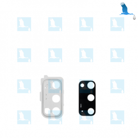 S20 - Rear camera lens + Frame - GH98-45072B - Argent (Silver) - S20 4G(G980), S20 5G(G981) S20 - Rear camera lens + Frame - GH98-45072B - Argent (Silver) - S20 4G(G980), S20 5G(G981)