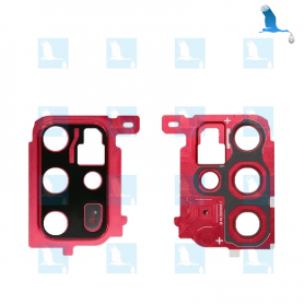 Camera lens with frame - GH98-45004G - Rouge (Aura Red) - S20 Plus (G985F) / S20 Plus 5G (G986F) - orig Camera lens with frame - GH98-45004G - Rouge (Aura Red) - S20 Plus (G985F) / S20 Plus 5G (G986F) - orig