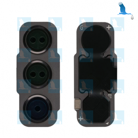 Camera lens with frame and sticker - GH98-46772A - Black (Graphite) - Galaxy S21 FE (G990B) - ori