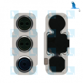 Camera lens with frame and sticker - GH98-46772B - Weiss - Galaxy S21 FE (G990B) - ori