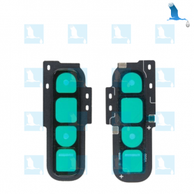Objectif + cadre de la caméra - Noir - S10 (G973) - oem Objectif + cadre de la caméra - Noir - S10 (G973) - oem