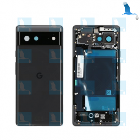 Backcover, Battery cover - G949-00178-01 - Noir (Stormy Black) - Pixel 6 (GB7N6) - sp Backcover, Battery cover - G949-00178-01 - Noir (Stormy Black) - Pixel 6 (GB7N6) - sp