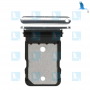 Sim card tray - G852-02165-12 - White (Cloudy white) - Google Pixel 6 Pro (GLUOG) - ori