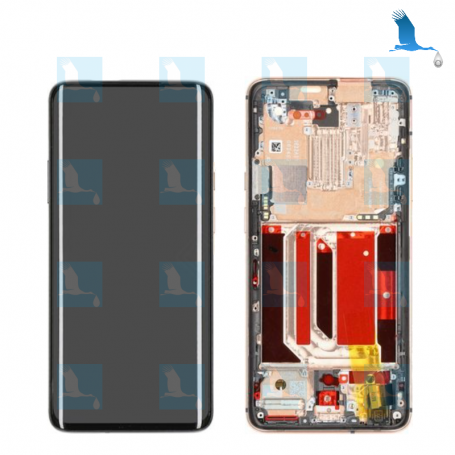 LCD + Touch + Frame - 2011100058 - Oro (Almond) - OnePlus 7 Pro, 7Pro (5G) - qor