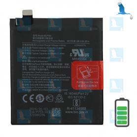Batterie - BLP759 - 3.87V, 4510 mAh, 17.45Wh - OnePlus 8 Pro (IN2202X) - original - qor Batterie - BLP759 - 3.87V, 4510 mAh, 17.45Wh - OnePlus 8 Pro (IN2202X) - original - qor