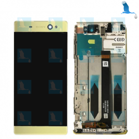 Display + Touchscreen + Frame - A 8CS-59290-0004 - Or - XPeria XA Ultra (F3211, F3212, F3213, F3215, F3216)
