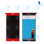 LCD Display + Touchscreen + Frame - 1307-5788 - Red - Sony Xperia XZ Premium (G8141) - qor