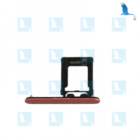 Memory card holder - 1307-9894 - Red - Sony Xperia XZ Premium (G8141/G8142) - original - qor Memory card holder - 1307-9894 - Red - Sony Xperia XZ Premium (G8141/G8142) - original - qor