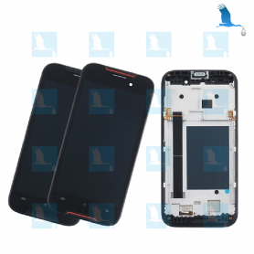 LCD + Touchscreen + Frame - Noir - Cubot Quest Lite 2019 - original - qor LCD + Touchscreen + Frame - Noir - Cubot Quest Lite 2019 - original - qor