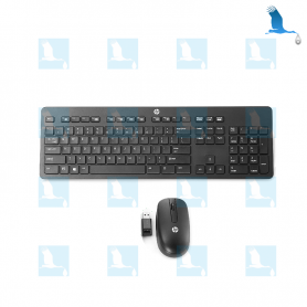 Clavier plat + Souris - Universel - Sans fil - Layout CH (QWERTZ) - HP Clavier plat + Souris - Universel - Sans fil - Layout CH (QWERTZ) - HP