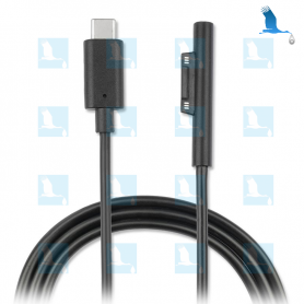 Cavo di alimentazione USBC - Microsoft Surface 3, 4, 5 et 6 Cavo di alimentazione USBC - Microsoft Surface 3, 4, 5 et 6